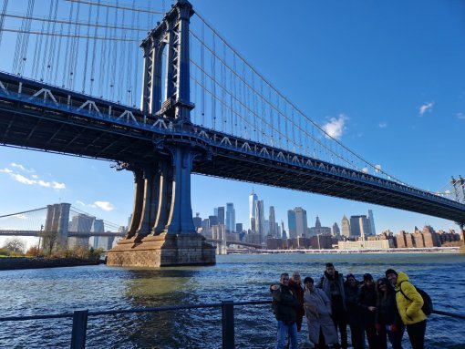 Viaje de noviembre de 2023 con Te Llevo a Nueva York - Foto tomada durante el viaje del 18 al 26 de noviembre de 2023 con nuestros viajeros de Te Llevo a Nueva York