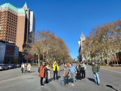 Viaje de noviembre de 2023 con Te Llevo a Nueva York - Foto tomada durante el viaje del 18 al 26 de noviembre de 2023 con nuestros viajeros de Te Llevo a Nueva York