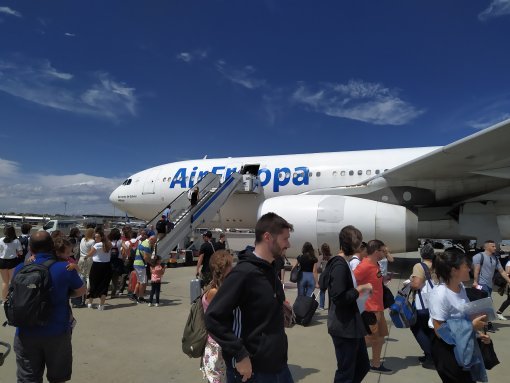 Avión para Nueva York - Air Europa EC-LQO (Airbus A330-200) Bernardo de Gálvez Málaga